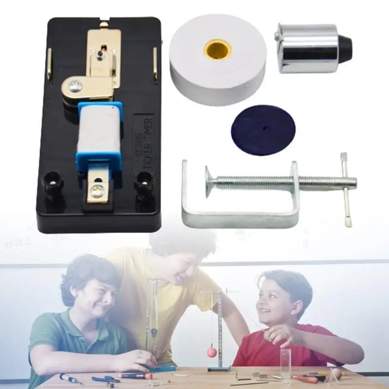 تجارب الفيزياء الشريط نقطة الموقت مشروع العلوم مواد تدريس الفيزياء