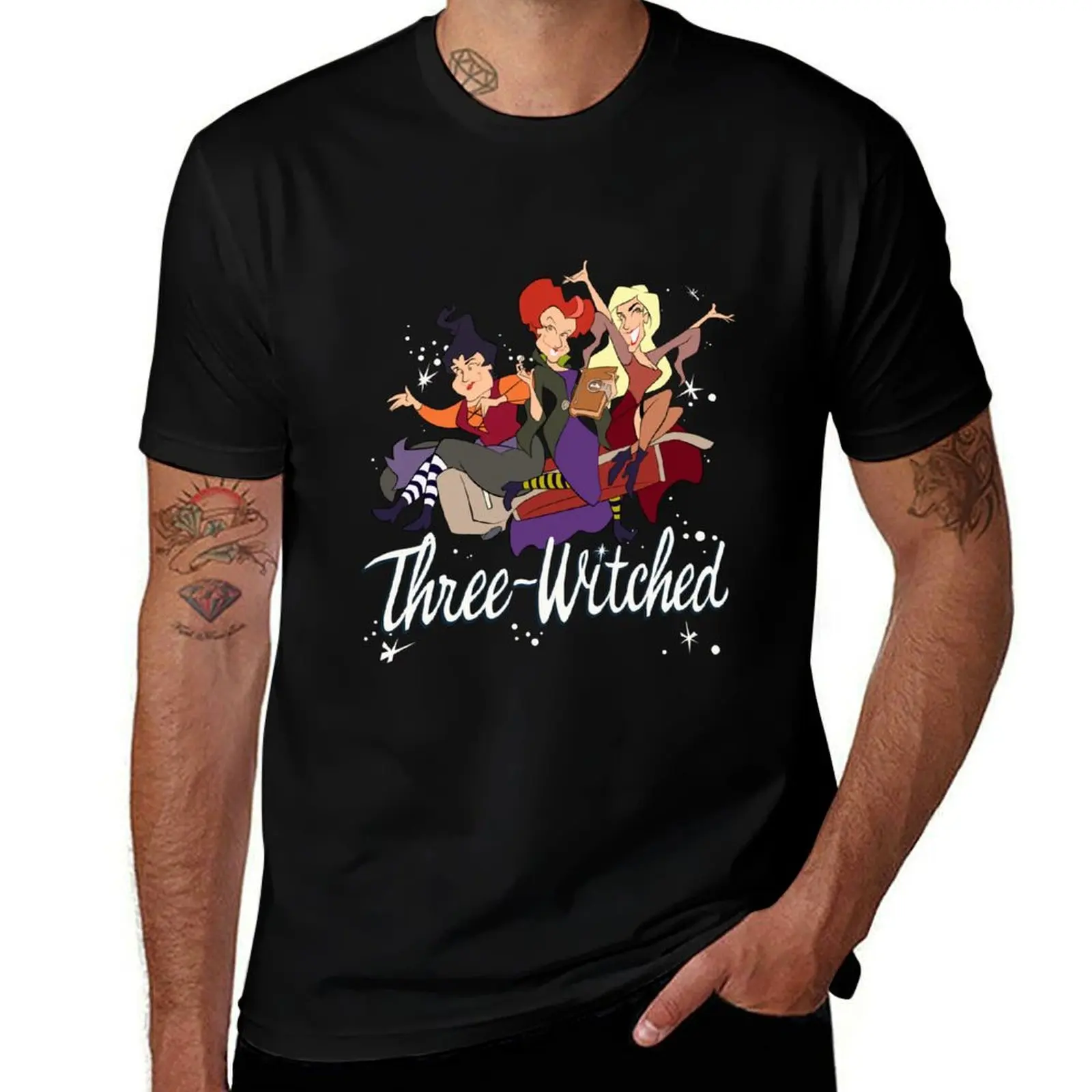 

Three-Witched T-Shirt Aesthetic clothing quick-drying Funny t-shirt shirts graphic tee t shirts for men