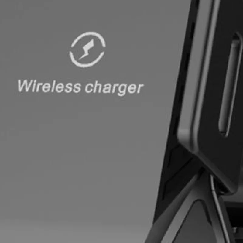 Wireless Car Charger Dashboard Air Vent Cell Phone Holder 360 Rotation 15W Fast Charging Cell Phone Stand for iPhone 15 Samsung