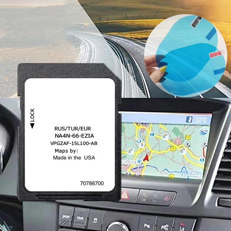 Navigatiekaart SD-kaart Navi Navigatie 2022 Navigatiekaarten voor FIAT Spider Classica Lusso Abarth met anti-condens Reaview Stic