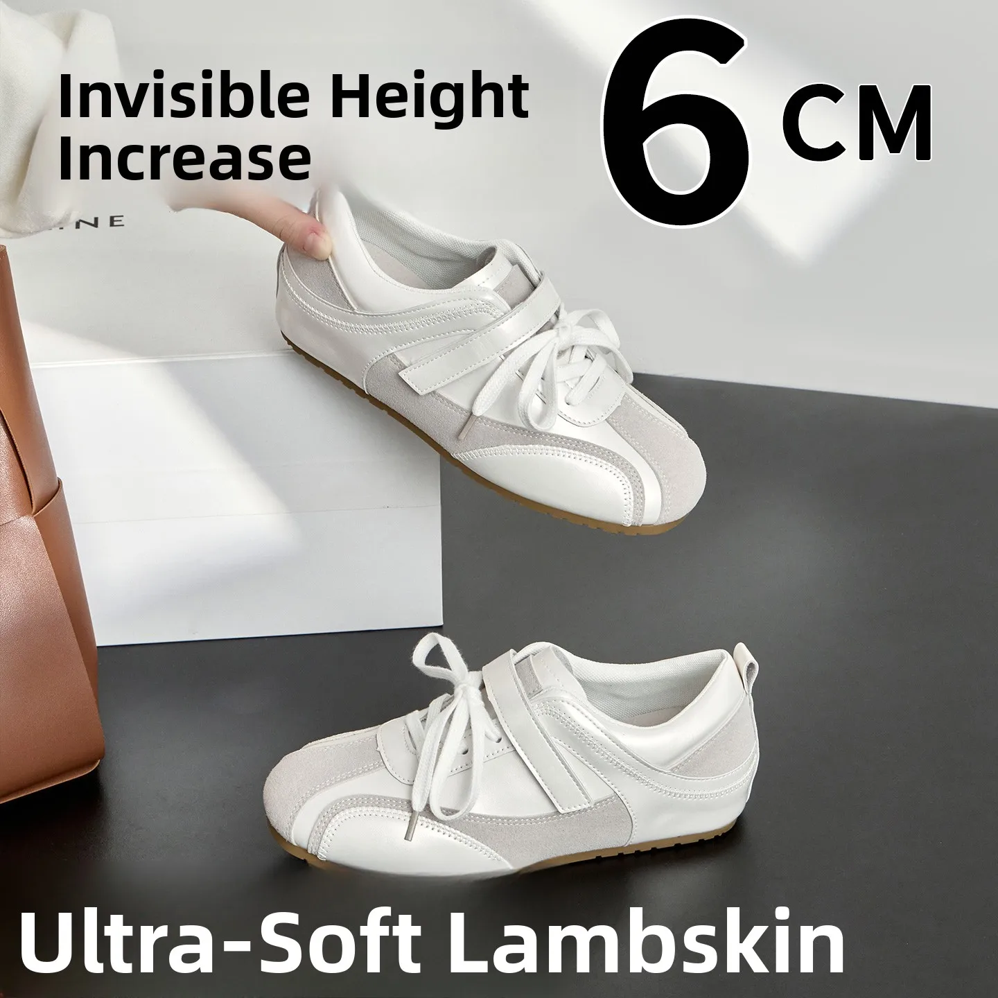 leather-ballet-dequn-oes-women's-2026-new-spring-autumn-versatile-white-sneakers-sport-casual-board-oes-round-toe-rubber