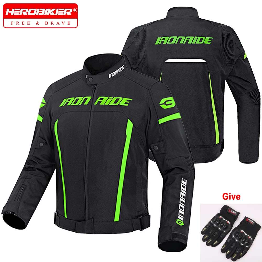 

Motorcycle Jacket Waterproof Men Motocross Clothes Motorbike Jacket Anti-Fall Windproof Riding With Protective Gear M-3XL ﻿