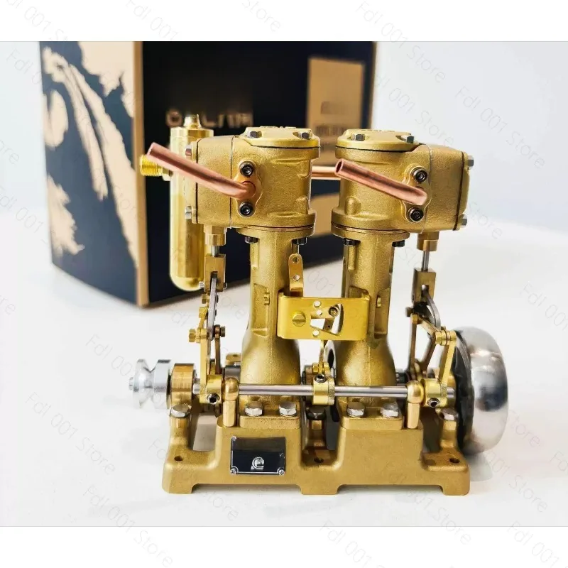 For L2 steam engine model twin cylinder steam ship engine small air pump Stirling