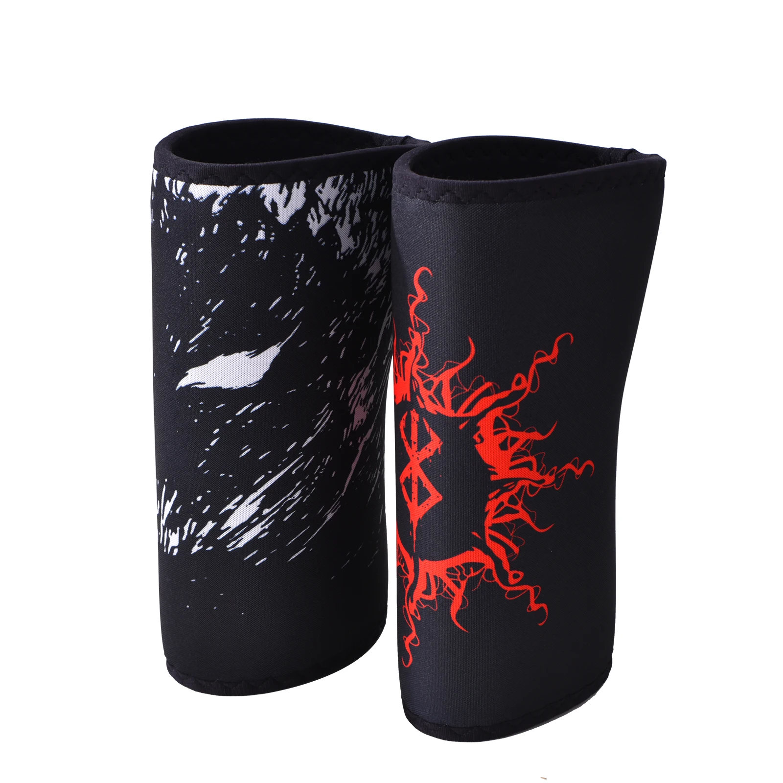 Knee Sleeves (1 Pair)，7mm Compression Knee Braces for Heavy-Lifting,Squats,Gym Support for Squat,Weightlifting,Powerlifting
