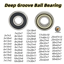 1Pcs 6900 RS/ZZ 10x22x6 mm Bearing Steel ABEC-7 Deep Groove Bearing 683 686 6001 6200 6202 6205 6705 6801 6806 6901 6902 6903