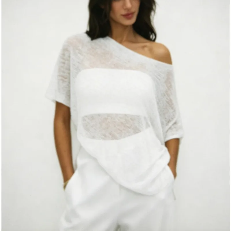 

2026 New Knit Cape Thin Ice Silk Summer Shawl for Women Lightweight & Comfortable Ideal for Daily Layering