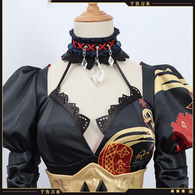 COSMART-Traje Cosplay Personalizado para Mulheres, Trajes do Vtuber, Uniforme Anime, Roupa de Halloween, Roupa com Lolita e Ethydia, Angela, S para 3XL, Novo