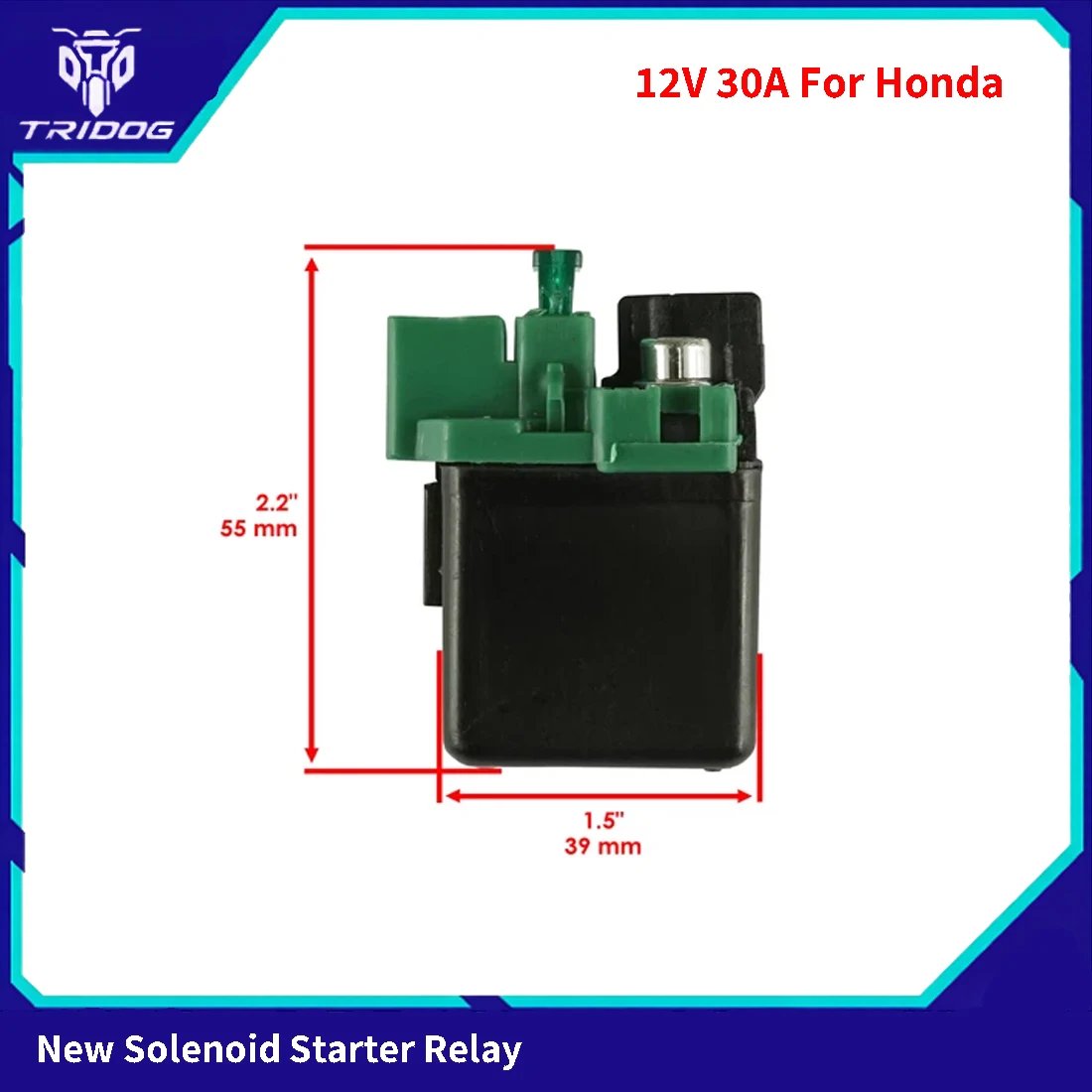12V Solenoid 30A Starter Relay for Honda CB750 Nighthawk CB900F CB600 CB1000 CB1100SF X11 CB1300 Super Four 1991-2016, 2