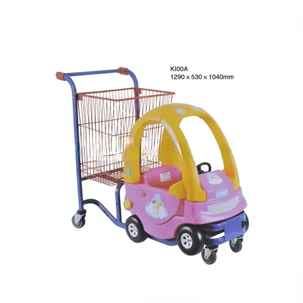 100L Children Kids Toy Car Shopping Trolley Cart for Supermarket sale