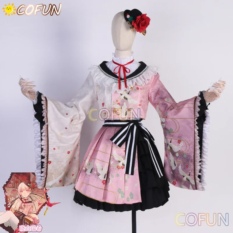 COFUN PJSK Akiyama Mizuki Cosplay Costume Project Sekai 25:00 At Nightcord Cosplay Game Cute Lolita Dress Suit Maid Halloween