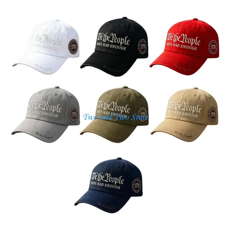 

HX6F Stylish Unisex Cotton Cap Adjustable Fit Baseball Hat For Sports And Casual