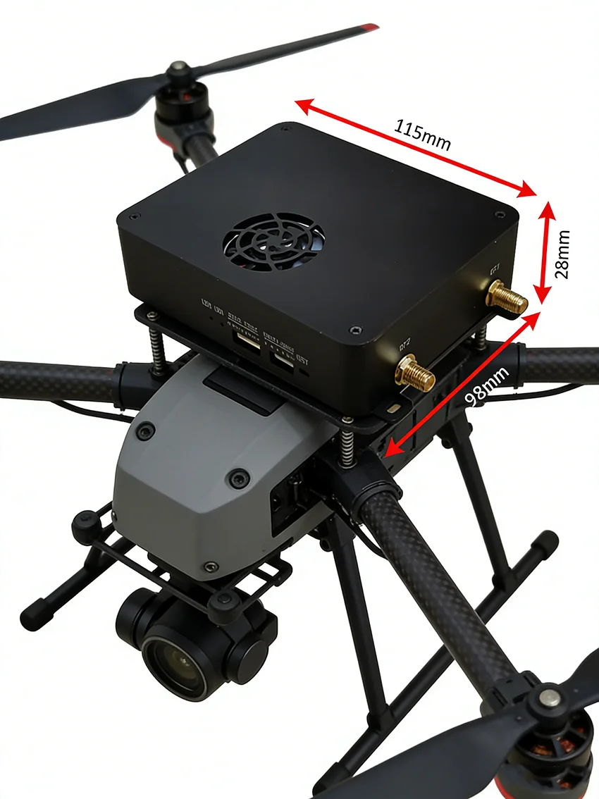 VTOL UAV Broadband Image Video Data Link Transmission Remote Controller Commander System 1420-1530MHz