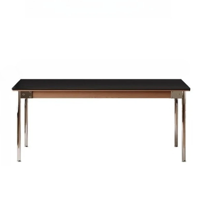 

French Retro Dining Table Romantic Rectangular Solid Wood Modern Dining Table Hallway Comfortable Design Muebles Home Furniture