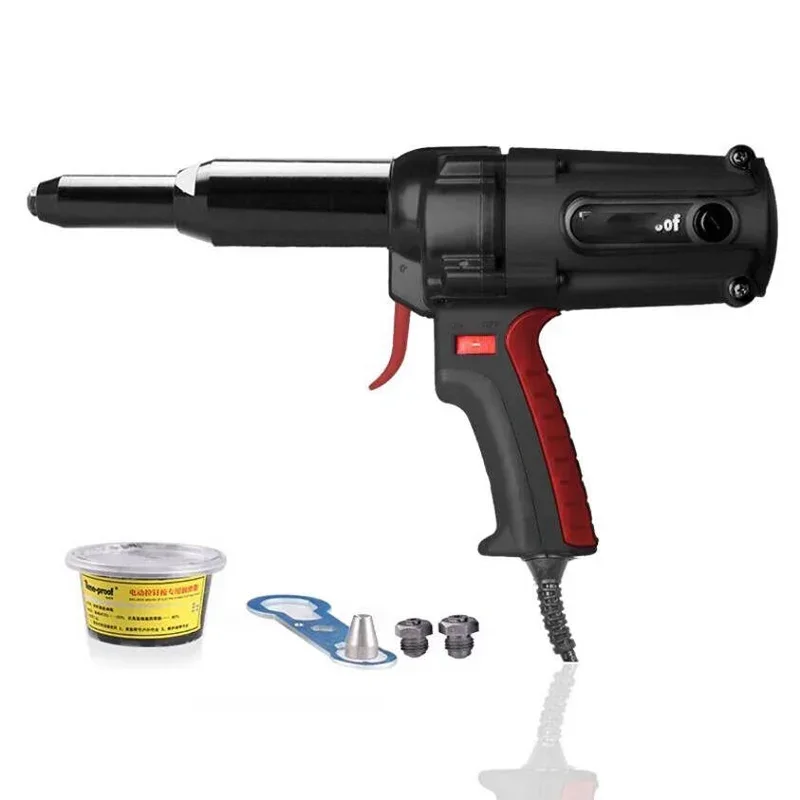 TAC-700 Enhanced Electric Rivet Gun 220v/600w Portable Handheld Electric Riveting 6.4mm Blind Rivet Gun Tool