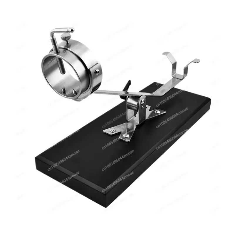 Solid wood baking paint Adjustable angle Ham rack  special rack Leaf rack Log sliced whole leg wooden frame bracket