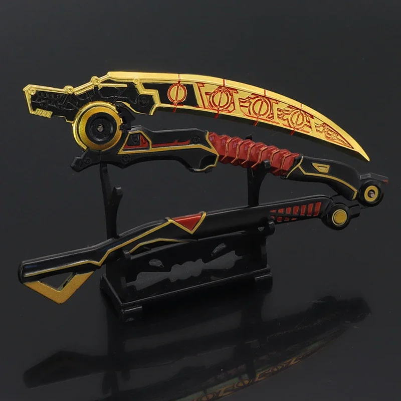 Apex Legends Revenant Heirloom Death Grip Curve Detachable Fold Game Peripheral 30cm Metal Sword Weapon Model Toys Boys Gifts