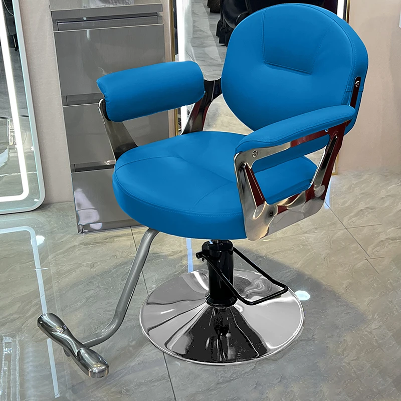 

Современное парикмахерское кресло для парикмахерских, коммерческий поворотный поднос, модное парикмахерское кресло, коммерческая эстетичная мебель для скандинавского салона