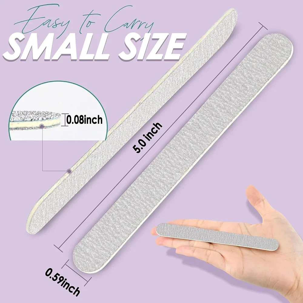5000Pcs/Case Disposle Zebra Mini Wood Nail File 80 100 Grit Manre Tool for Polishing