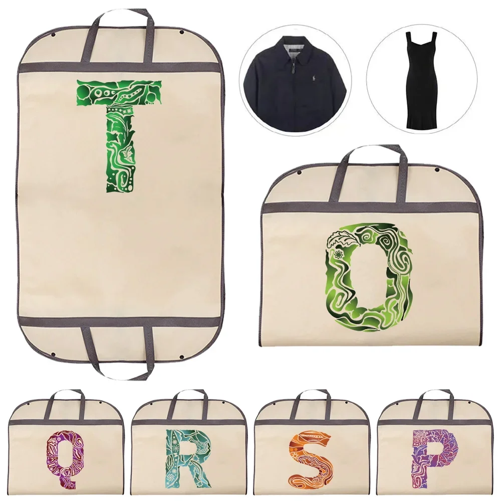 Fully Enclosed Zipper Bag Hanging Durable Clothing Storage Bags Hanging Moisture-proof Organizing Bag Engrave Image Series
