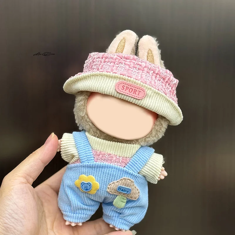 Kleding Voor Labubu Poppen Accessoires Stijlvolle Kawaii Outfit Set Geschikt Voor 15 Cm 17 Cm Labubu Pop Pop Kleding Set vervanging