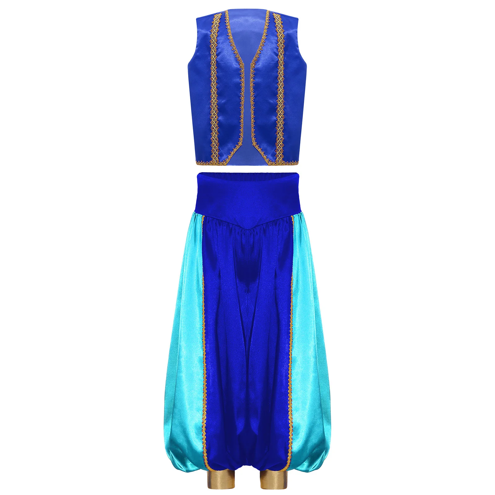 ชุดคอสเพลย์เจ้าชายอาหรับสำหรับเด็กในวันฮาโลวีน ชุดตัวละครในเทพนิยาย ชุดแฟนซีสำหรับเด็กในงานปาร์ตี้