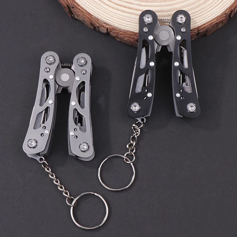 Mini Sailor Plier 11-in-1 Multi-Function Tools Wire Cutters Retrieve Card Pin Screwdriver Scissors Bottle Opener Knife