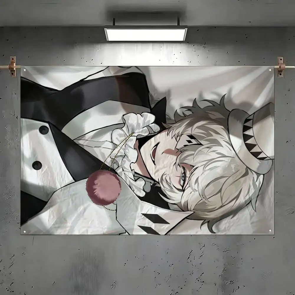 Anime Nikolai Gogol Flags Wall Hanging Tapestry Outdoor Garage Room Decorative flag Background