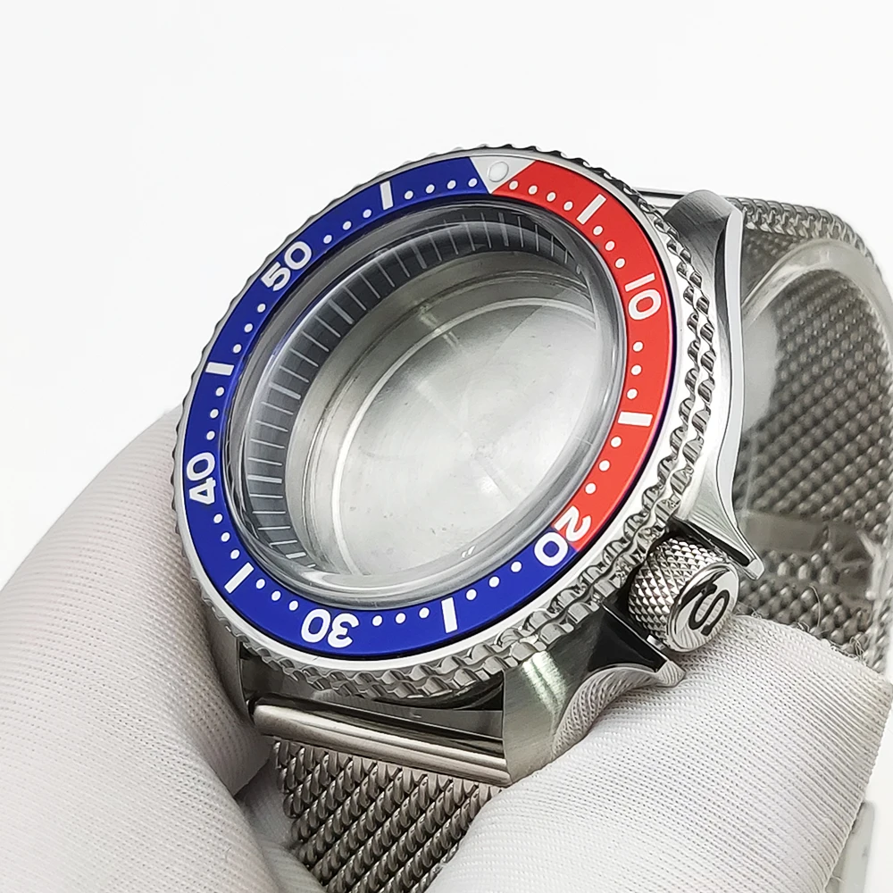 Imagem -02 - Mod Skx007 Ver Case para Seiko Japão Movimento s Crown Sapphire Vidro Cristal Peças de Reposição Nh35 Nh36 4r35 7s