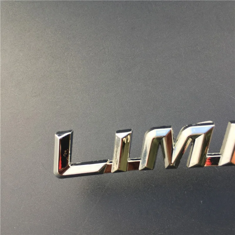 3D Metal Chrome Black Red Logo LIMITED Emblem Car Fender Badge Trunk Decal For Toyota Highlander LIMITED Sticker Accessories - view 4