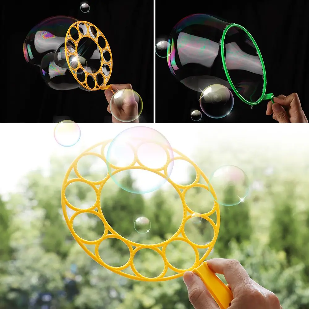 

Hot Sale Children Bubble Wand Kids Toys Blowing Bubble Tool Soap Bubbles Maker Blower Set Big Bubble Machine