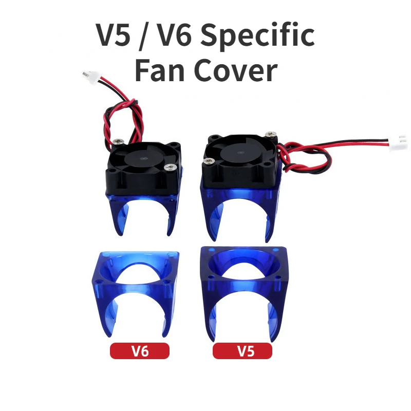 

3D Printer Accessories E3D injection molding radiator fan cover volcano crater printing head fan cover new set