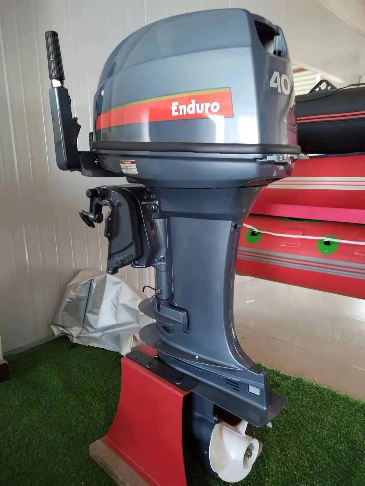 2024 Brand New Boat Engine 40HP 2-Stroke Electric/Manual Starter Rear/Forward Control Outboard Motors