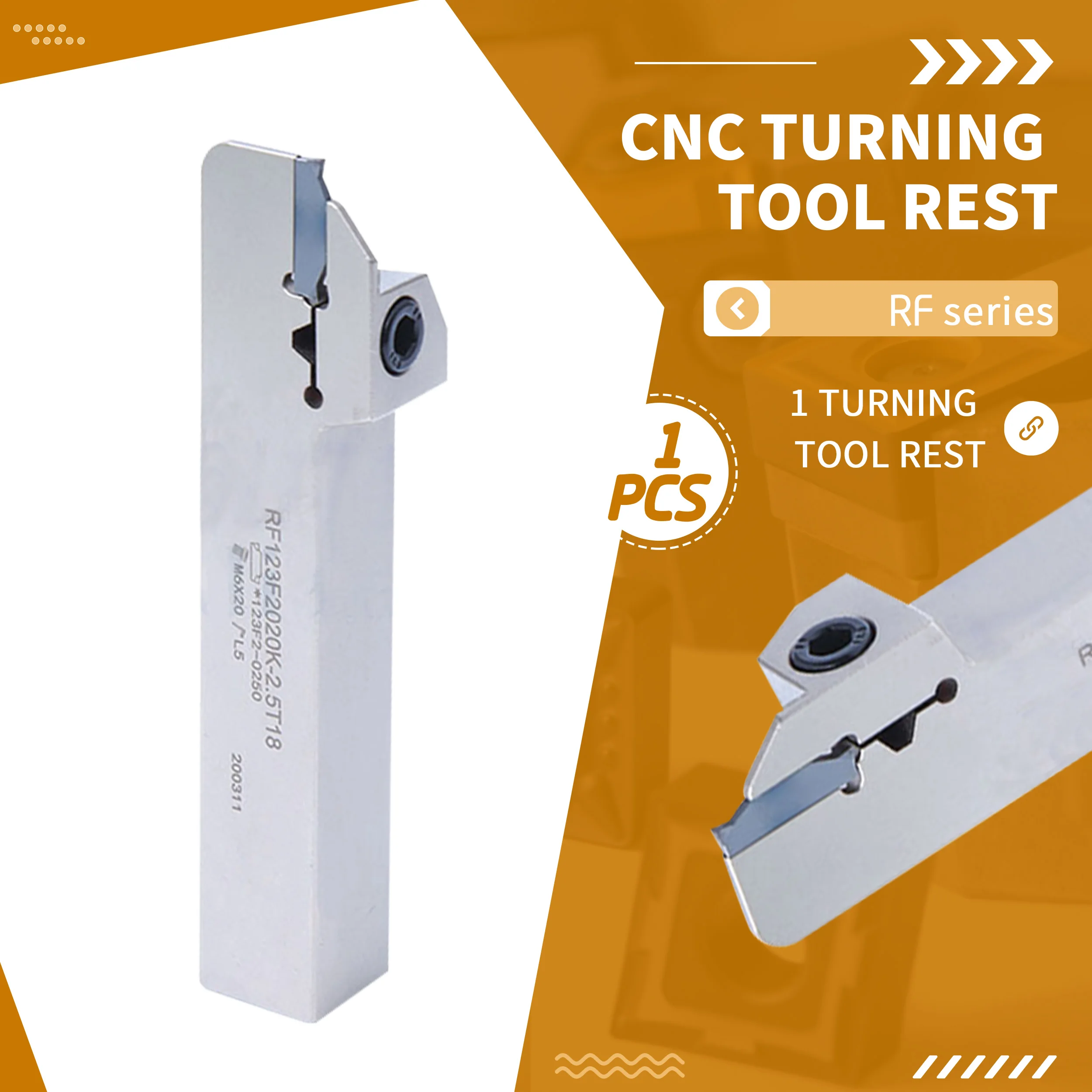 RF123T06-1212BM/2020 RF123 G2525/E1616-2T17/2020-4T25/2020K-2.5T18 Lathe External Cutting Groove CNC Tool Holder Use N123 insert