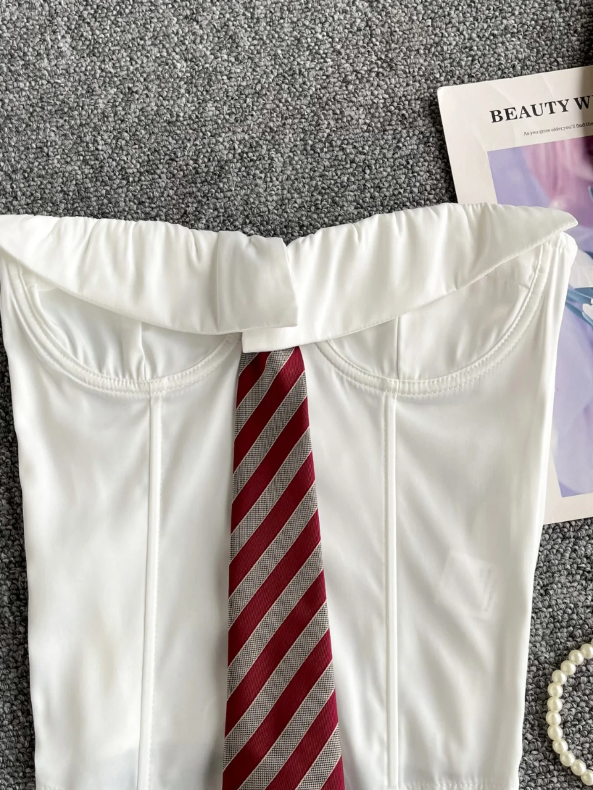 

American Sle Pure Desire Hot Girl Tube Top Tank Women Summer Ins Design с выдолбленным ремешком на талии для похудения Универсальный воротник irt