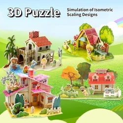 3D Children's Puzzle Early Education Educational Toys Advanced Building Block Baby Kindergarten EPS+Paper Toys Educational Toys