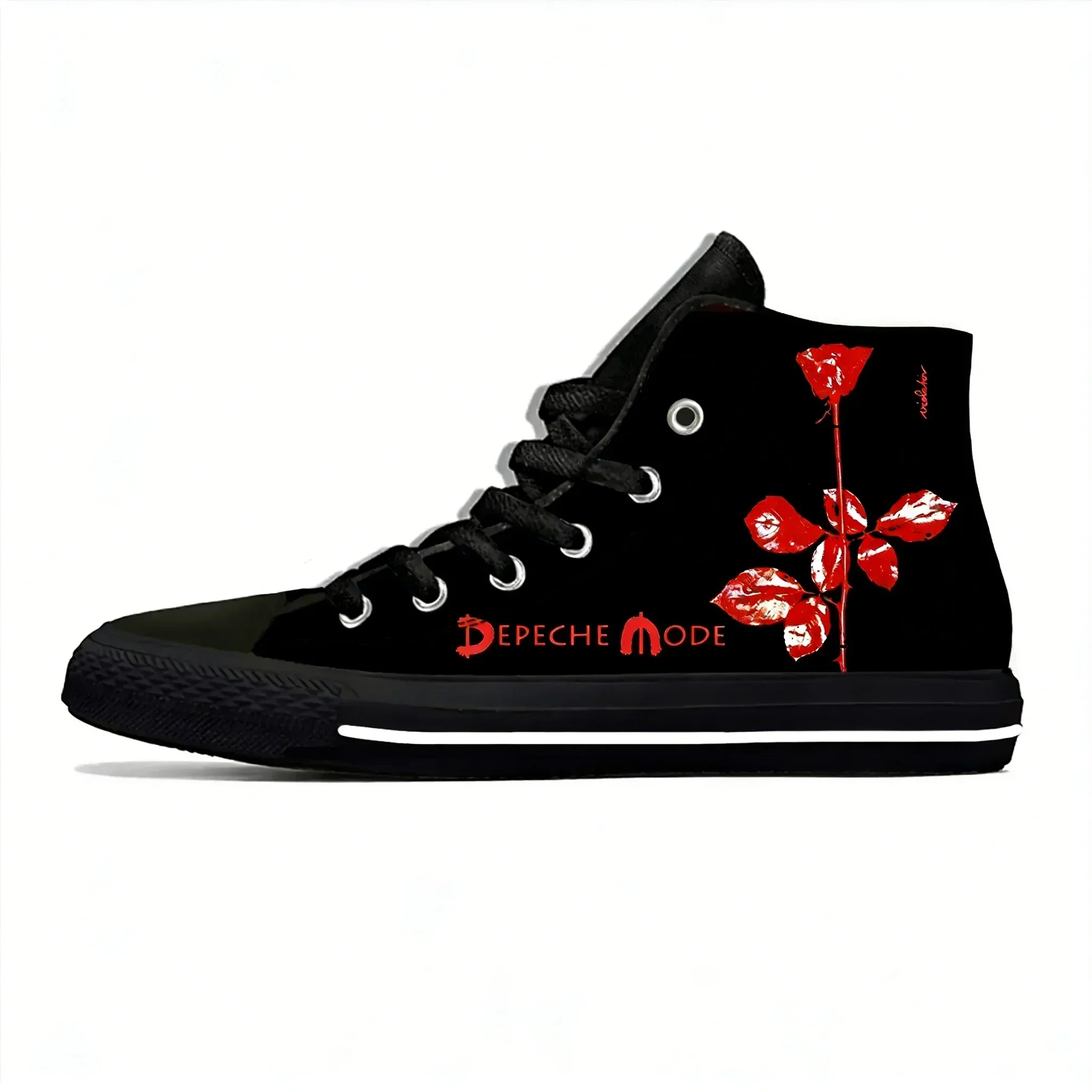 

Depeche Band High Top Sneakers Mode Mens Womens Casual Shoes DM Canvas Running Shoes 3D Printed Lightweight Shoe