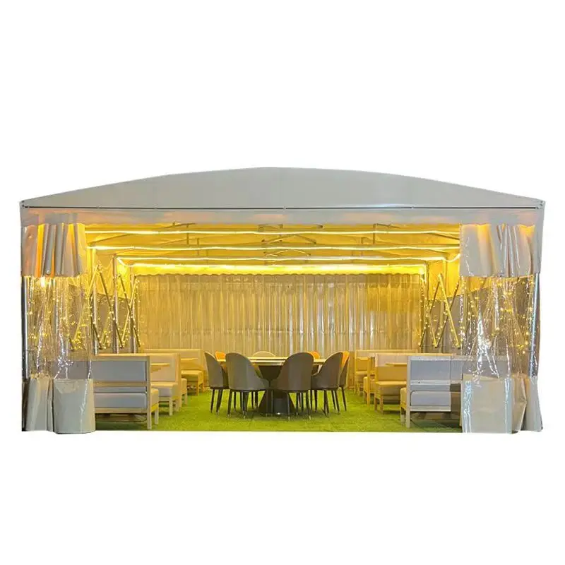 Push-pull Canopy Retractable Tent BBQ Supper Mobile Activity Greenhouse Stall Large Warehouse