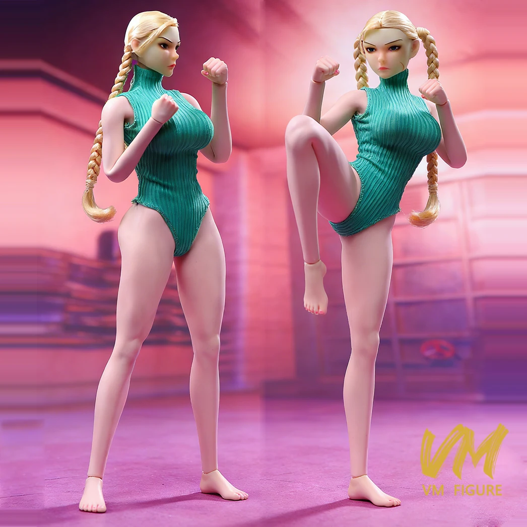 

1/6 YM507 Muscles Big Breasts Movable Skeleton Platinum Silicone Makeup Body with Physiological Detail 12'' Female Action Figure