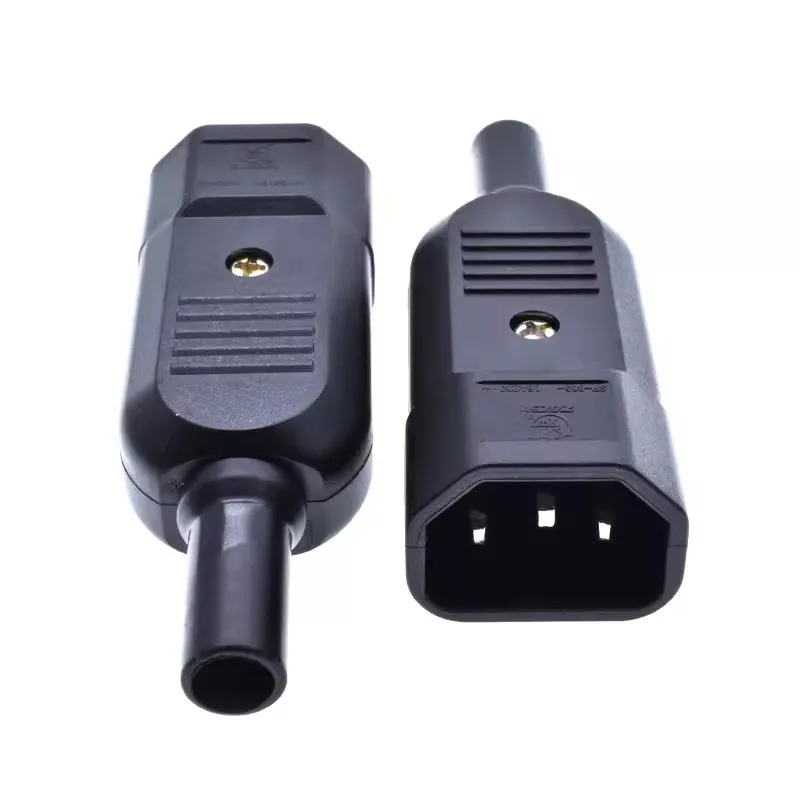 1pcs/lot SP-865 Power socket male and female docking plug assembly Free solder pin socket 15A