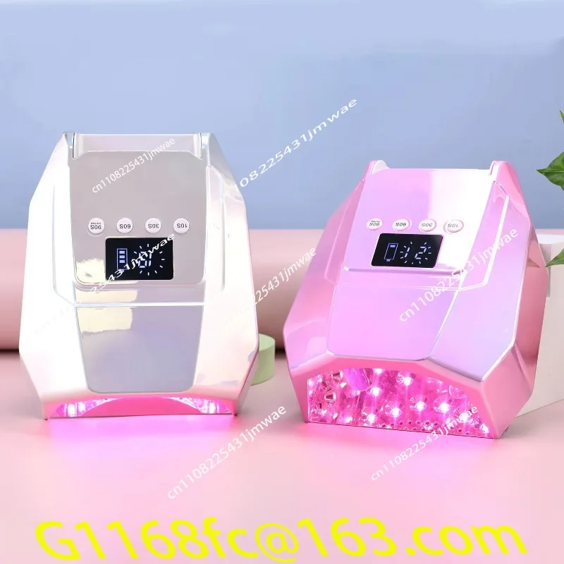 98W High Electric Nail Salon Competitive Charging Cordless Fast Curing Device UV Light Emitting Diode Nail Light