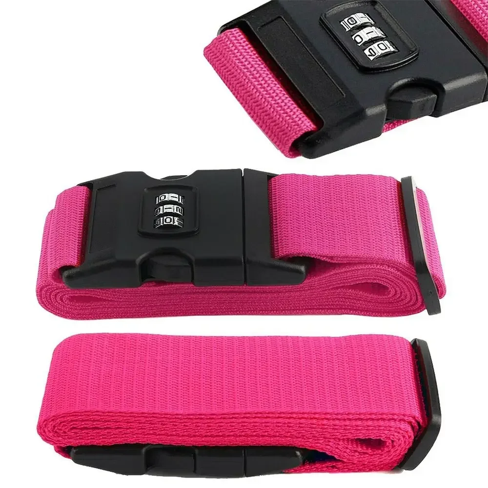 Adjustable Luggage One Word Packing Luggage Belt Portable Flexible Safe Travel Essential Luggage with Luggage Accessories image 4