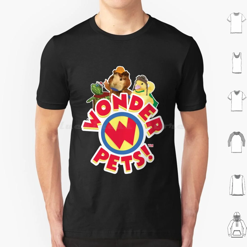 Wonder Pet camiseta 6xl algodón Cool Tee mascota gato Animal perro mascotas lindo divertido animales amante de los perros cachorro Wonder I Wonder What My