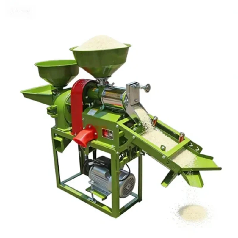 Birui Rice Milling Machine Complete Set OEM Mounted Farm Use Motor 300Kg/H 3000W/4000W Portable High Productivity Hot Sale