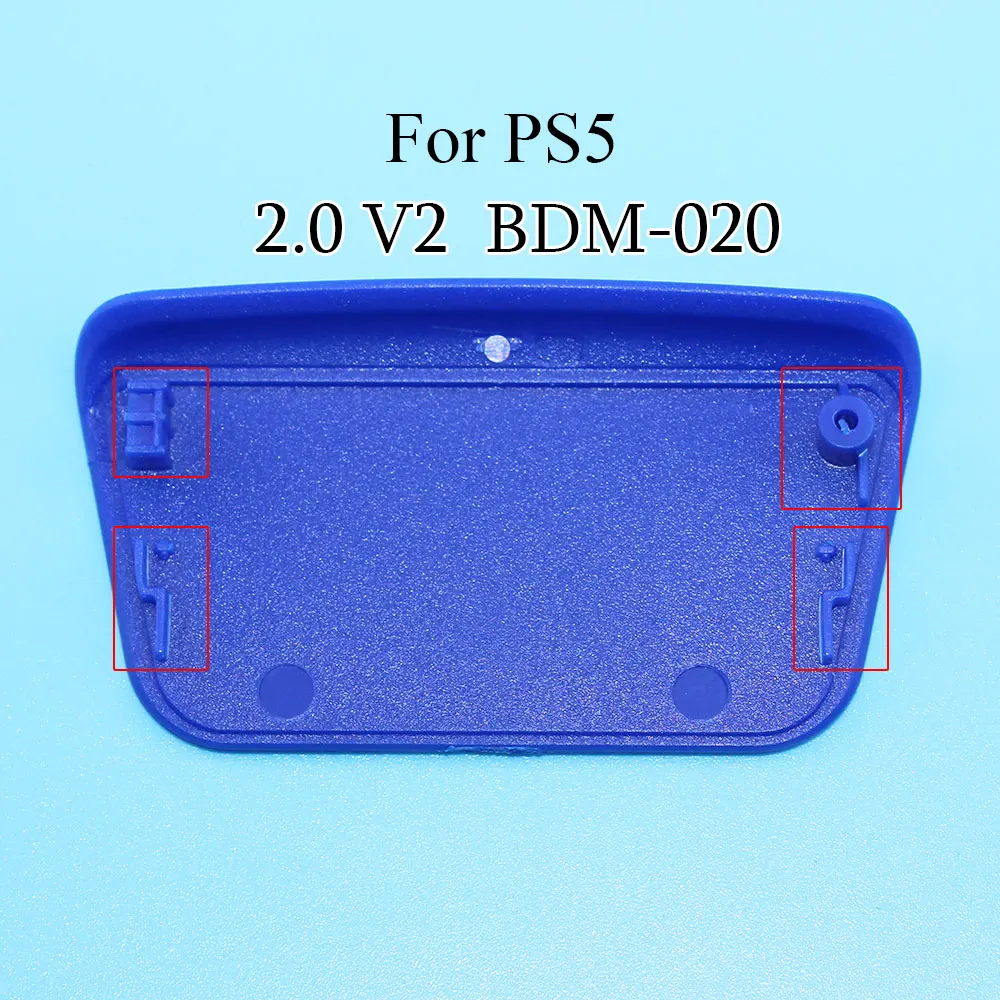 1PCS DIY 플라스틱 터치 패드 교체 PS5 2.0 V2 BDM-020 컨트롤러 소프트 터치 사용자 정의 부품