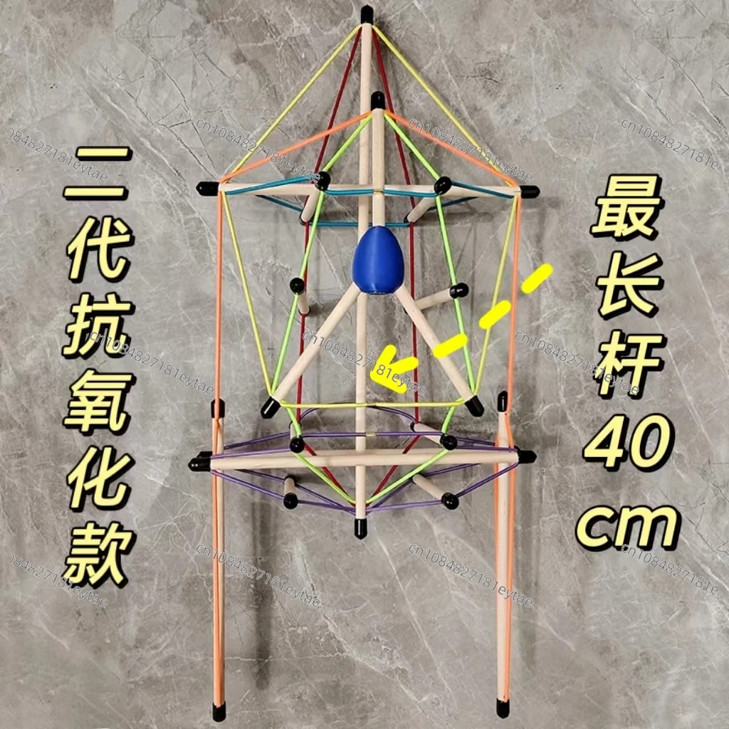 Spinal and pelvic tensioned overall model structure, fascia tensioned body teaching aids demonstrate dynamic axis anatomy train