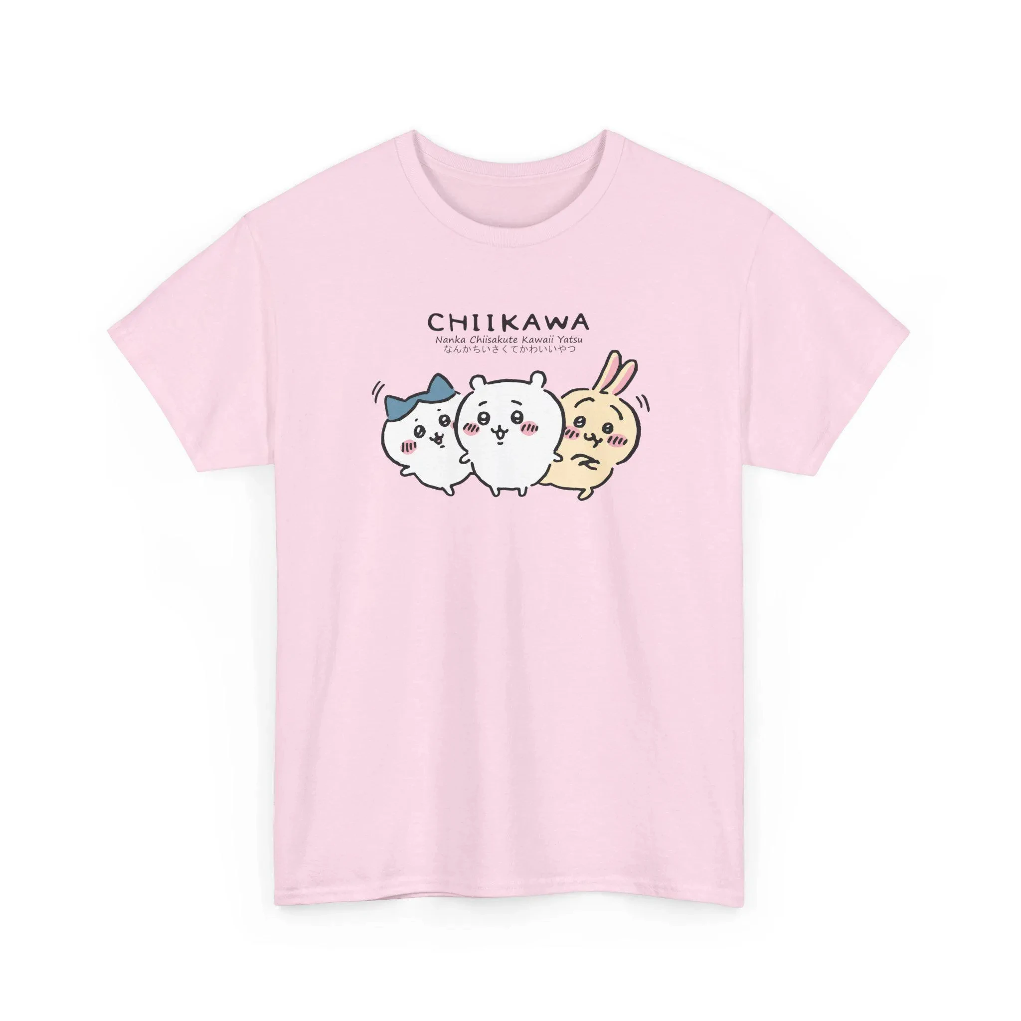 Chiikawa Usagi Hachiware Interessantes T-Shirt mit Alltagsszenen-Motiv, Unisex O-Ausschnitt Kurzarm Sommer-Freizeitkleidung für Kinder und Erwachsene – Detail 5