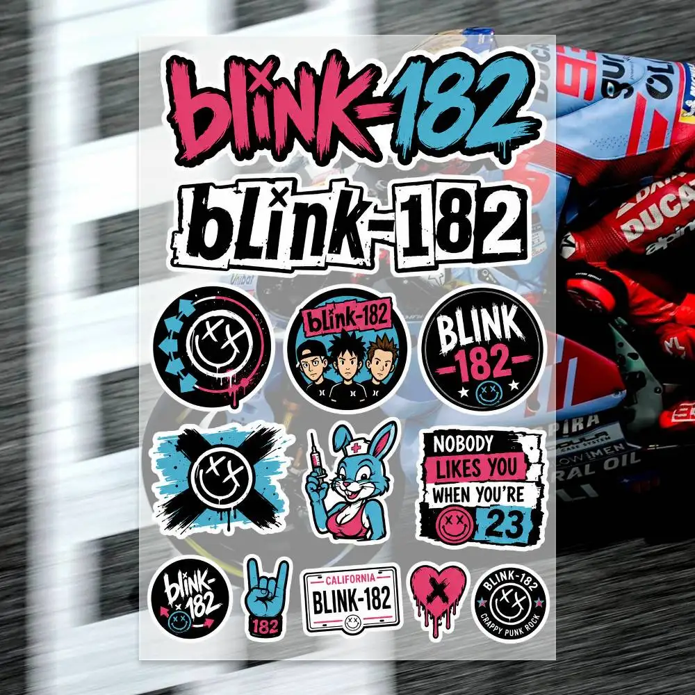 B-link-182 Stickers Moto Sticker Auto Body Bumper Windows Motorcycle Laptop Walls Vinyl Decal Car Tuning Accessories