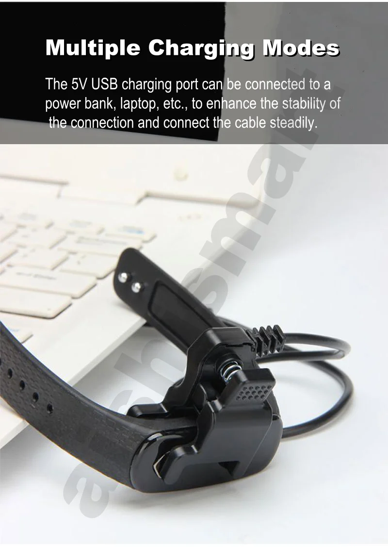 Carregador de clipe universal 2 pinos 3 pinos 3mm 4mm 7mm para pulseira de relógio inteligente clipe de carregamento huaqiangbei t500 hw16 hw22 s6 x7 x8 x10 ls05