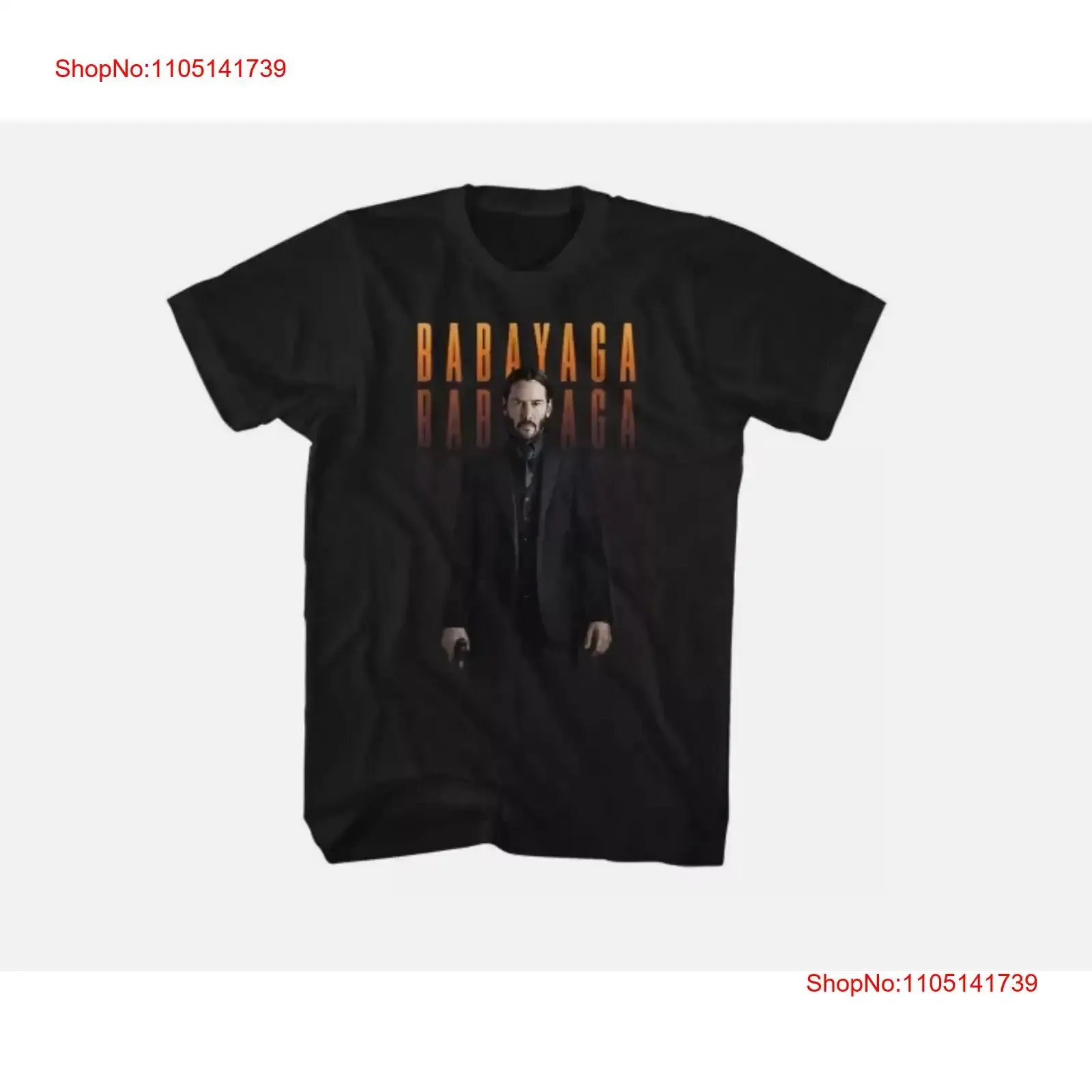 تي شيرت جون ويك بابا ياجا أسود عتيق مغسول كاجوال متعدد الاستخدامات برسومات للجنسين ملابس مصممة ملابس خروج مريحة وناعمة #1