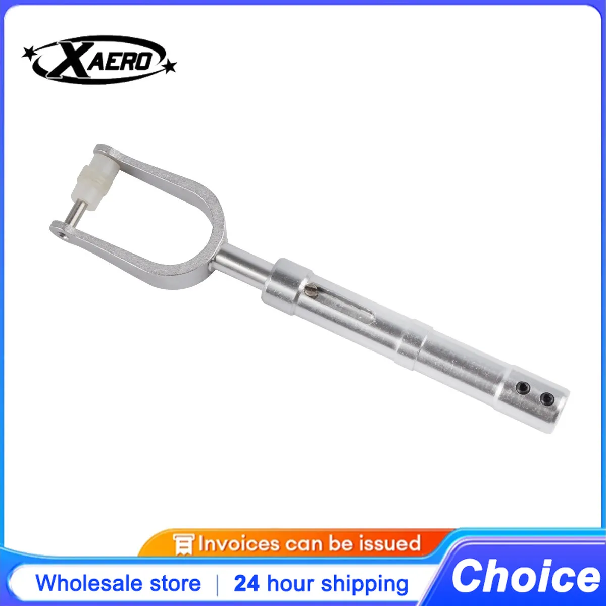 XAERO SZ002-80003 Metalen anti-vibratie landingsgestel 125 mm voor 4-5 kg vliegtuig met vaste vleugels